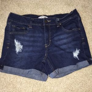 Dark blue refuge shorts